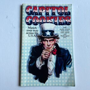 Vintage Cookbook Capitol Cookies Munch Your Way Across the USA Paperback